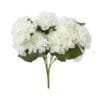 Hydrangea Flower Bush x5, 19in, Cream White